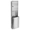Alpine Industries 56 in. Stainless Steel Multi-Fold/C-Fold Paper Towel Dispenser with 12 Gal. Waste Receptacle Combo ALP492-MK - alternate 6